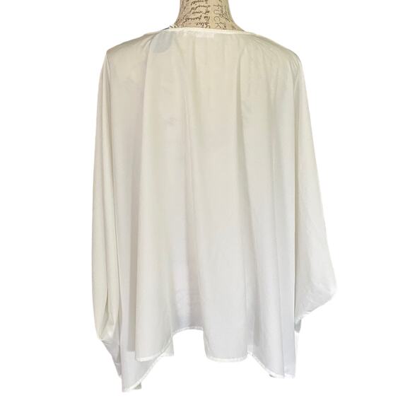 Cupshe White Cape Swimsuit Cover Up Top Size X-Small - Picture 2 of 3